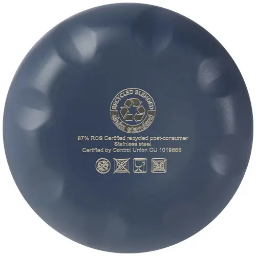 Borraccia termica in acciaio inossidabile riciclato certificato RCS con isolamento sottovuoto in rame in confezione regalo in cartone riciclato 500ml