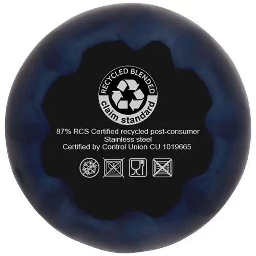 Borraccia termica in acciaio inossidabile riciclato certificato RCS con isolamento sottovuoto in rame in confezione regalo in cartone riciclato 500ml