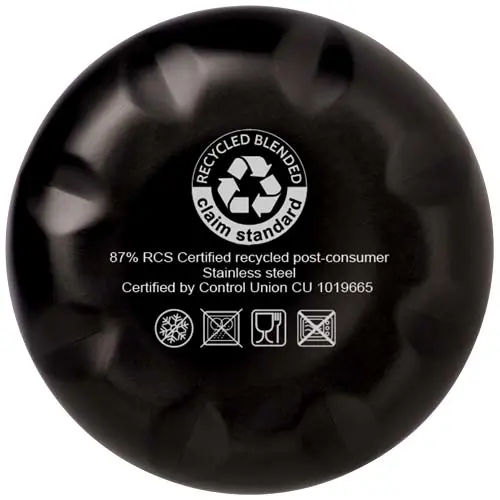 Borraccia termica in acciaio inossidabile riciclato certificato RCS con isolamento sottovuoto in rame in confezione regalo in cartone riciclato 500ml