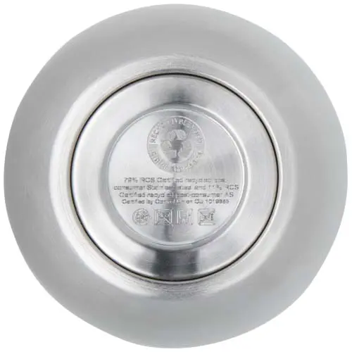 Tazza termica con isolamento in rame certificato RCS in confezione regalo in cartone riciclato da 350ml