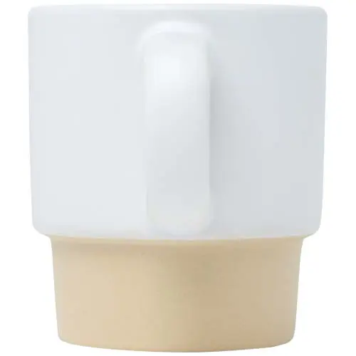 Tazza per caffè espresso impilabile con fondo in argilla finitura opaca confezione regalo in cartone riciclato inclusa da 130ml