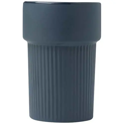 Bicchiere termico con custodia in bambù da 340ml fornito in confezione regalo in cartone riciclato