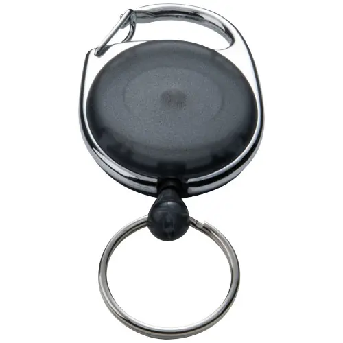 Portachiavi roller con cavo e moschettone porta badge