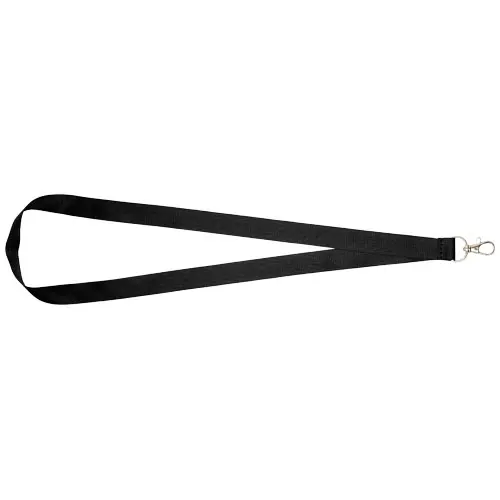 Lanyard in poliestere con moschettone