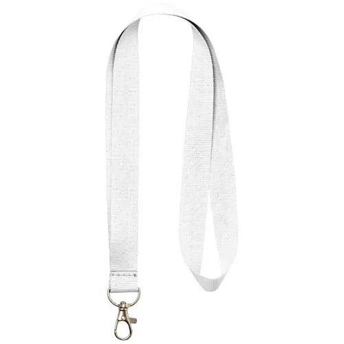 Lanyard in poliestere con moschettone