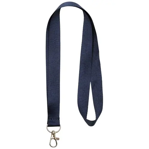 Lanyard in poliestere con moschettone