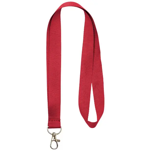 Lanyard in poliestere con moschettone