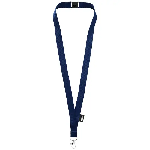Lanyard in PET riciclato con sgancio di sicurezza