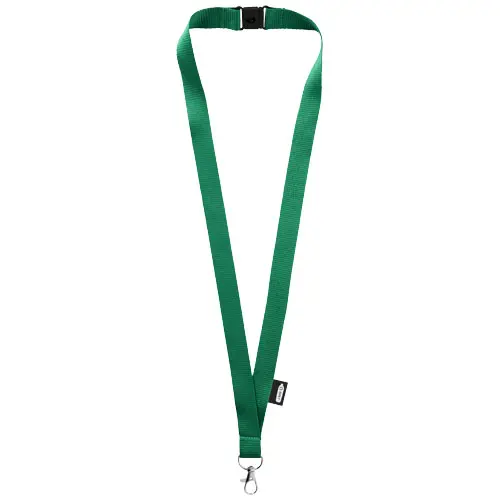 Lanyard in PET riciclato con sgancio di sicurezza
