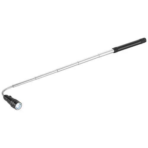 Torcia magnetica in plastica ABS e metallo con strumento pick-up