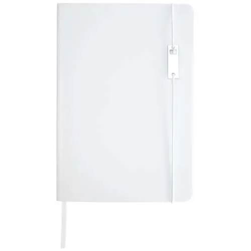 Set block notes A5 fogli a righe con copertina rigida e penna roller confezione regalo in cartone