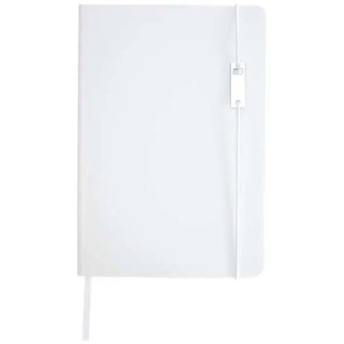 Set block notes A5 fogli a righe con copertina rigida e penna roller confezione regalo in cartone