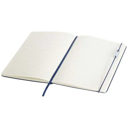 Set block notes A5 fogli a righe con copertina rigida e penna roller confezione regalo in cartone