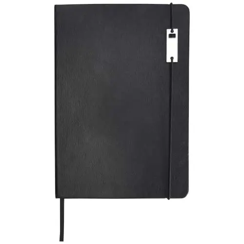 Set block notes A5 fogli a righe con copertina rigida e penna roller confezione regalo in cartone