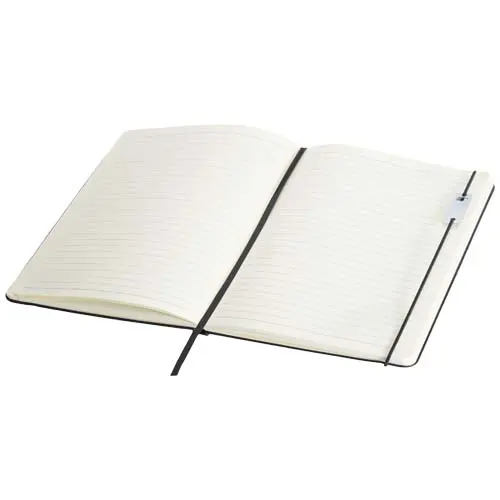 Set block notes A5 fogli a righe con copertina rigida e penna roller confezione regalo in cartone