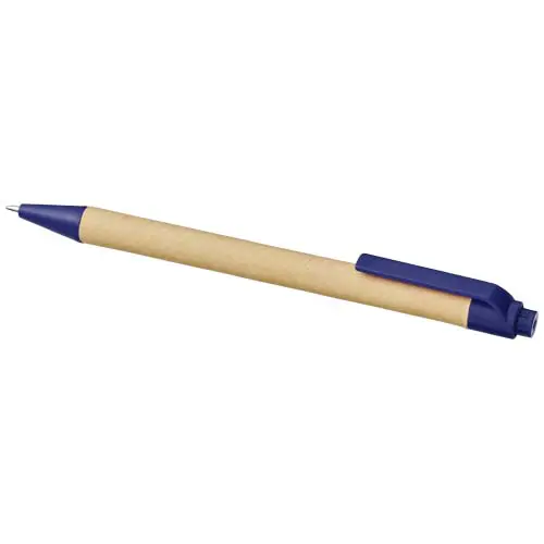 Block notes A6 in carta riciclata con fogli a righe e penna in refill nero