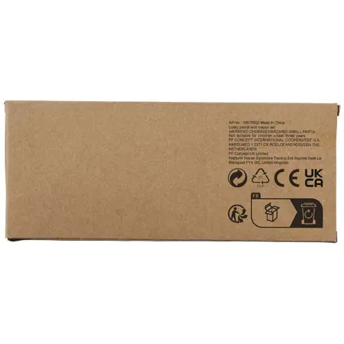 Set di matite e pastelli a cera colorati da 19 pezzi