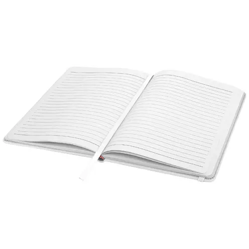 Block notes A5 con copertina rigida in PVC soft touch e 96 pagine a righe