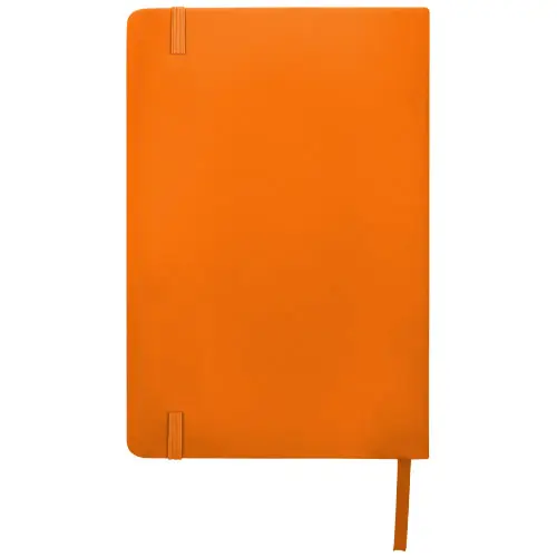Block notes A5 con copertina rigida in PVC soft touch e 96 pagine a righe