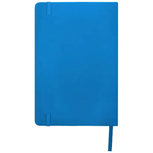 Block notes A5 con copertina rigida in PVC soft touch e 96 pagine a righe