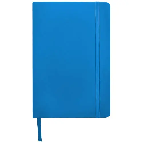 Block notes A5 con copertina rigida in PVC soft touch e 96 pagine a righe