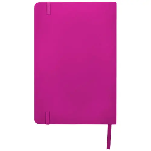 Block notes A5 con copertina rigida in PVC soft touch e 96 pagine a righe