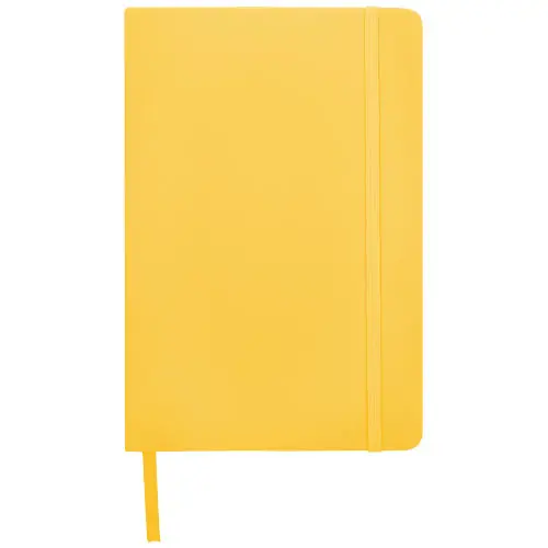Block notes A5 con copertina rigida in PVC soft touch e 96 pagine a righe