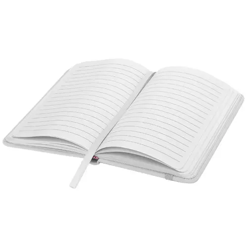Block notes A6 con copertina rigida con rivestimento soft touch 96 pagine a righe