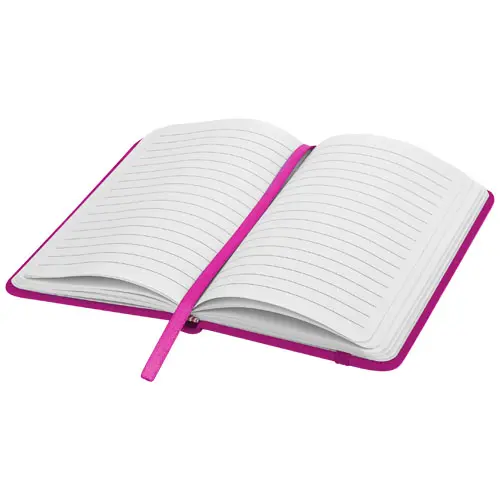 Block notes A6 con copertina rigida con rivestimento soft touch 96 pagine a righe