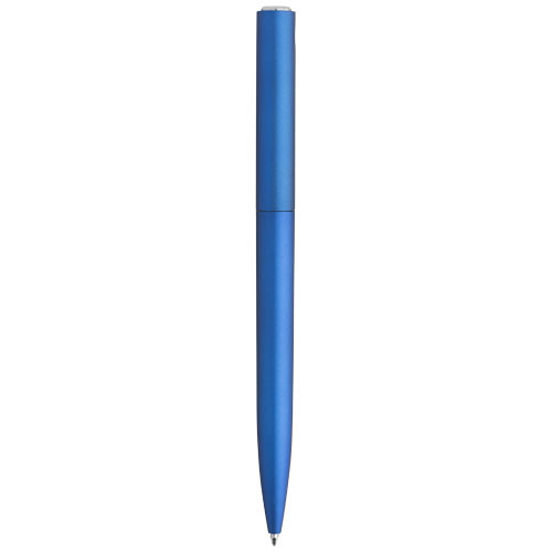Penna in plastica disponibile in vari colori con meccanismo a torsione e refill nero