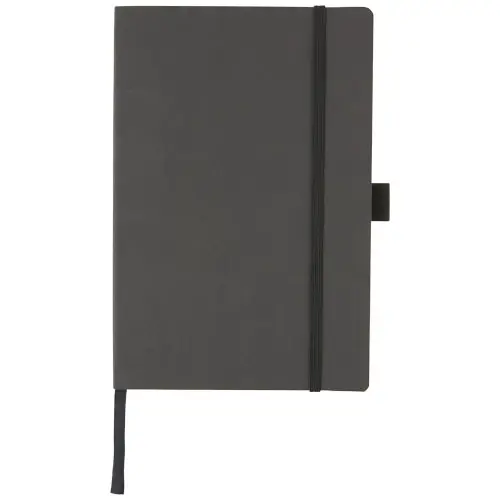 Block notes formato A5 con copertina flessibile morbida e 80 fogli a righe color crema in confeione regalo