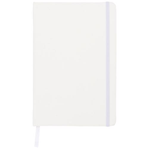 Block notes A5 con rivestimento in PVC e elastico segnalibro coordinati e con 96 pagine puntinate