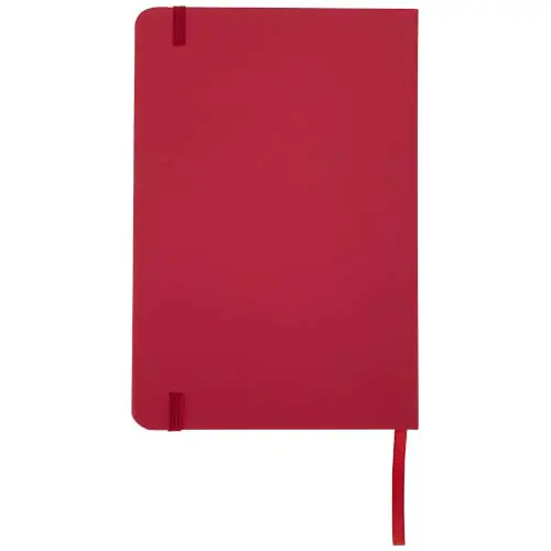 Block notes A5 con rivestimento in PVC e elastico segnalibro coordinati e con 96 pagine puntinate