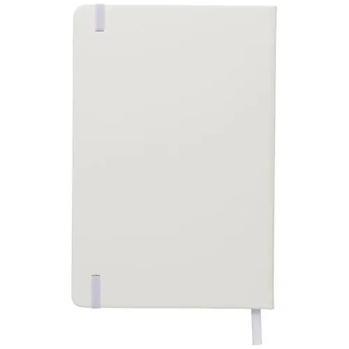 Block notes A5 rivestiti in PVC con elastico e segnapagina coordinati e 96 pagine neutre