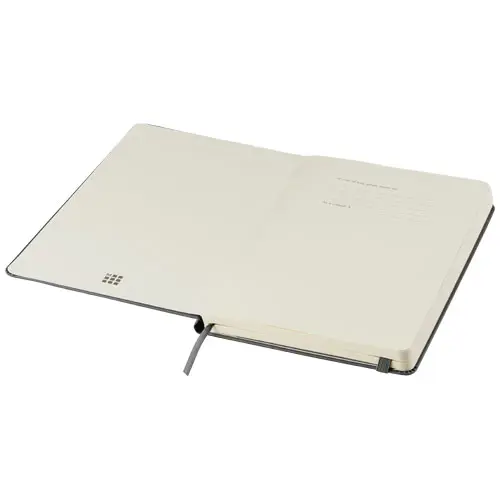 Block note Moleskine con copertina rigida e fogli a righe color avorio 13x21cm
