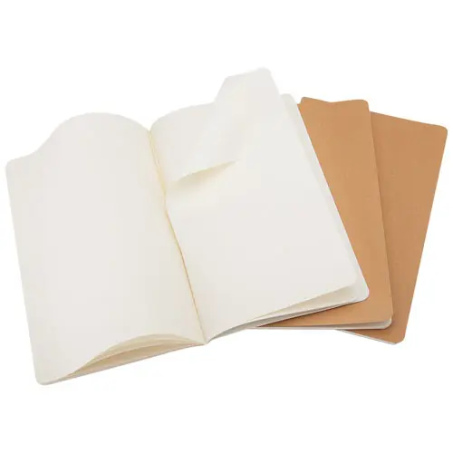 Taccuino Moleskine Cahier con angoli arrotondati e fogli neutri color avorio 13x21cm