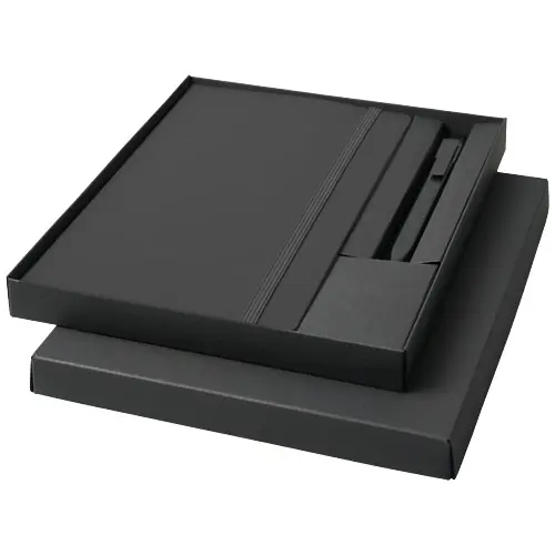 Set regalo Moleskine con block notes a righe 13x21cm e penna refill nero