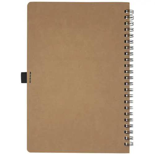 Block notes A5 con rilegatura a spirale in cartone riciclato e carta di pietra pagine a righe