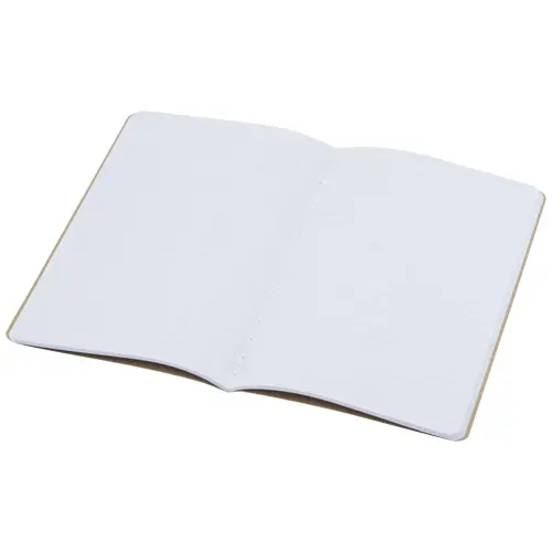 Block notes in cartone riciclato con 80 fogli a righe in 100% FSC made in Italy 20.5x12.5 cm