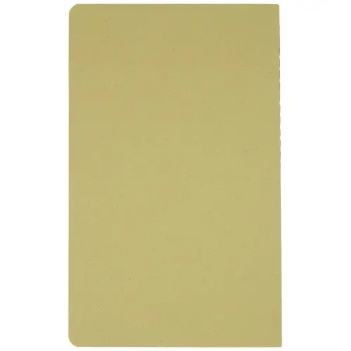 Block note con copertina realizzata con materiali da fonti responsabili fogli a righe 20.5x12.3 cm made in Italy