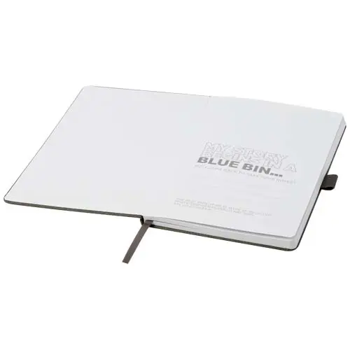 Block note A5 con fogli a righe certificati FSC in carta riciclata con copertina in RPET