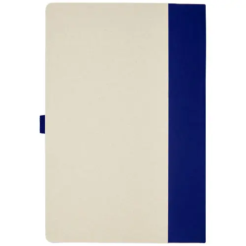 Block notes A5 realizzato con cartoni del latte riciclati 80 fogli a righe e penna a sfera refill nero