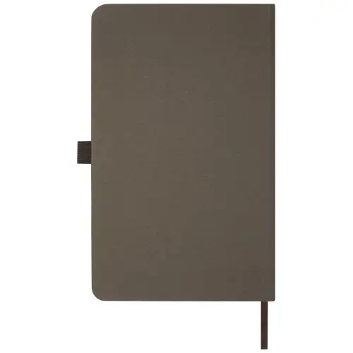 Block notes con copertina rigida in carta con residui di caffè olive mais in base al colore 80 fogli a righe 21.2x12.8cm