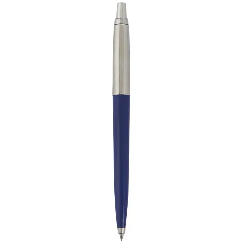 Penna a sfera a marchio Parker con plastica e acciaio riciclato in refill blu