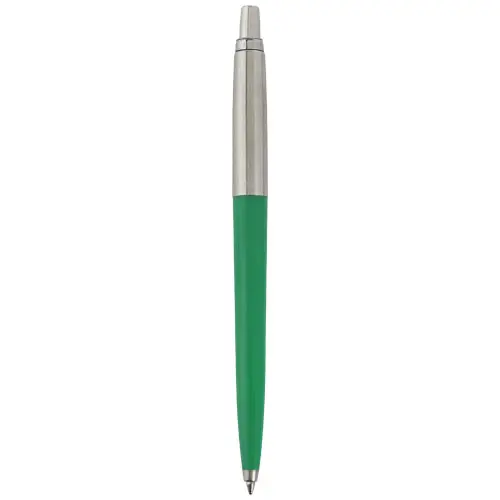 Penna Jotter a marchio Parker in plastica e acciaio riciclato in refill nero