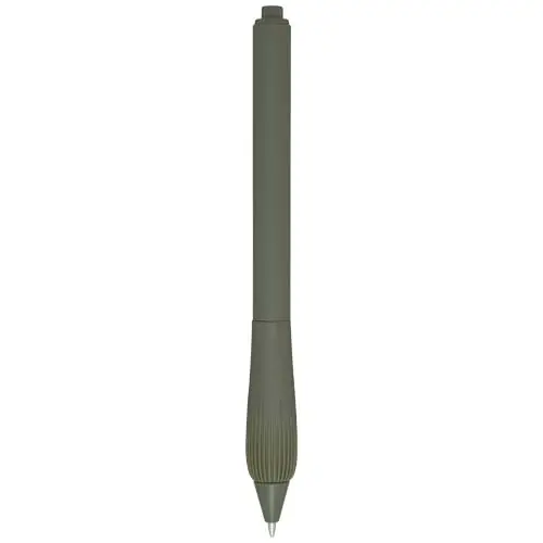 Penna a sfera in ABS riciclato fusto gommato e impugnatura in TPR refill blu