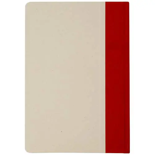 Block note A5 con copertina rigida in plastica riciclata e plastica derivante dalla canna da zucchero fogli a righe