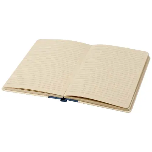 Block note A5 con copertina rigida in plastica riciclata e plastica derivante dalla canna da zucchero fogli a righe