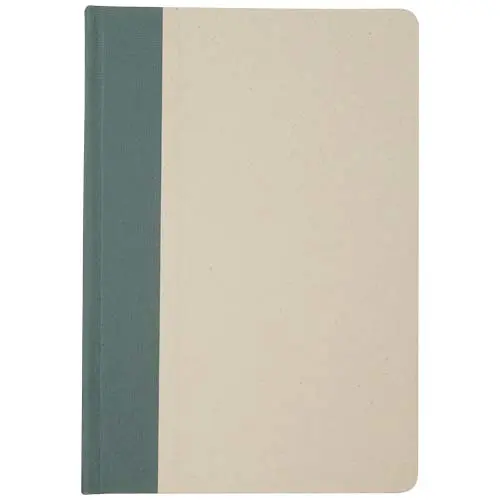 Block note A5 con copertina rigida in plastica riciclata e plastica derivante dalla canna da zucchero fogli a righe