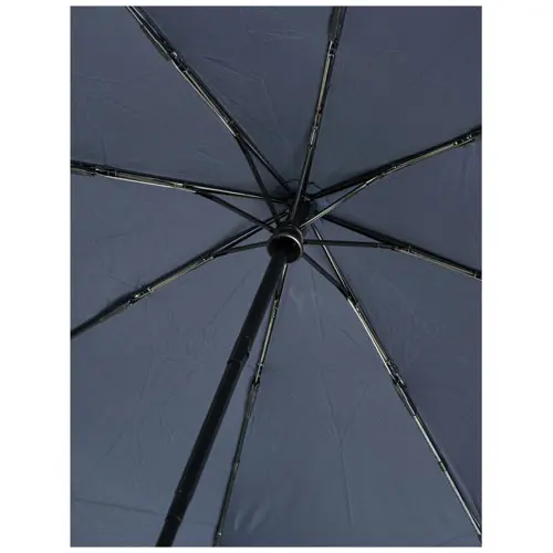 Ombrello pieghevole antivento in RPET con impugnatura in legno e apertura automatica ø980mm